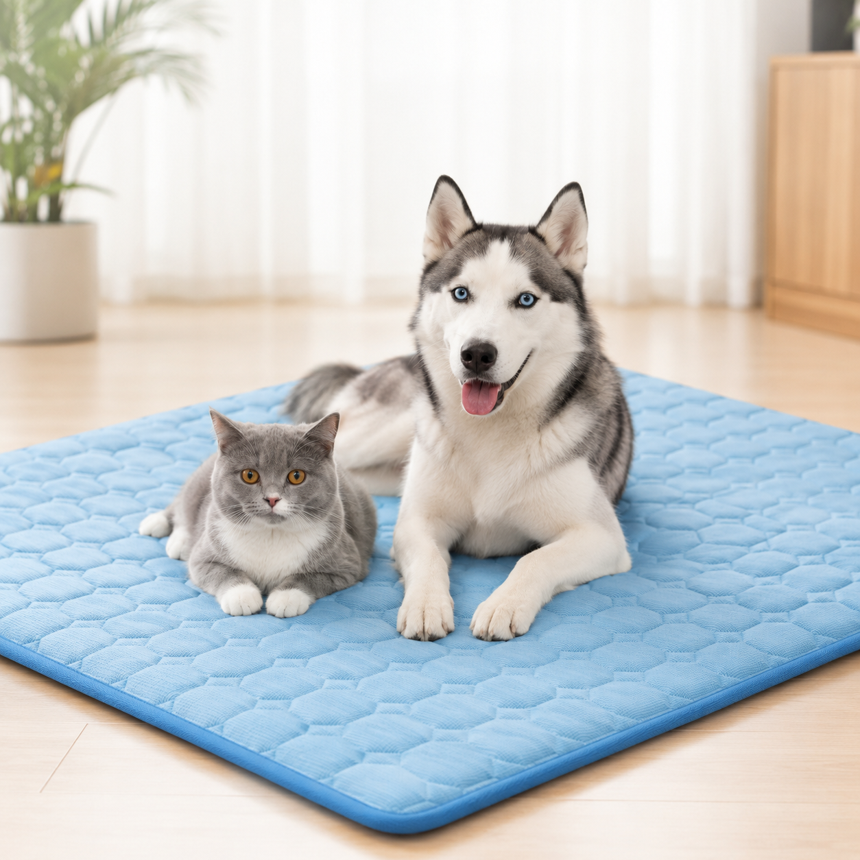 Cooling Pet Mat for Dogs & Cats | Self-Cooling Summer Bed - Image 15