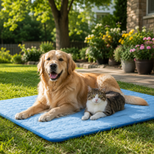 Cooling Pet Mat for Dogs & Cats | Self-Cooling Summer Bed