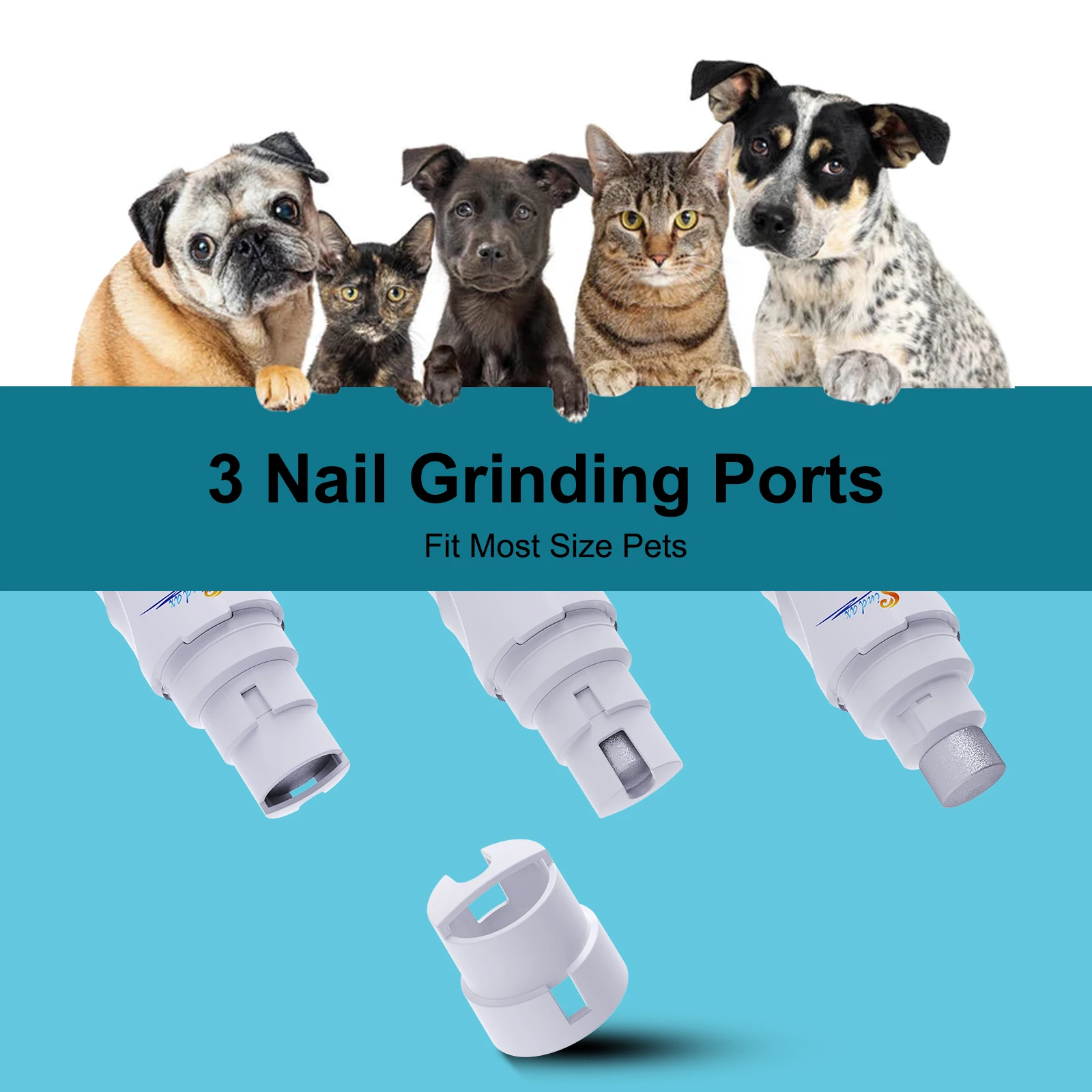 QuietGlide USB Pet Nail Grinder - Image 5