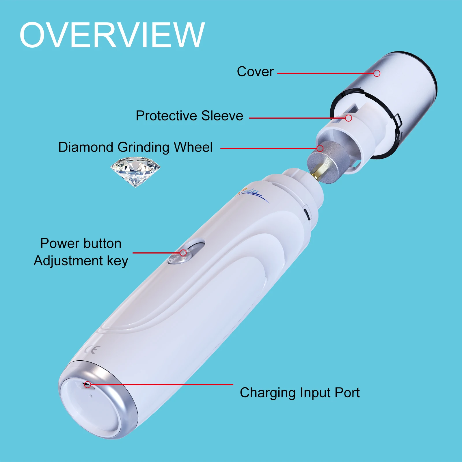 QuietGlide USB Pet Nail Grinder - Image 6