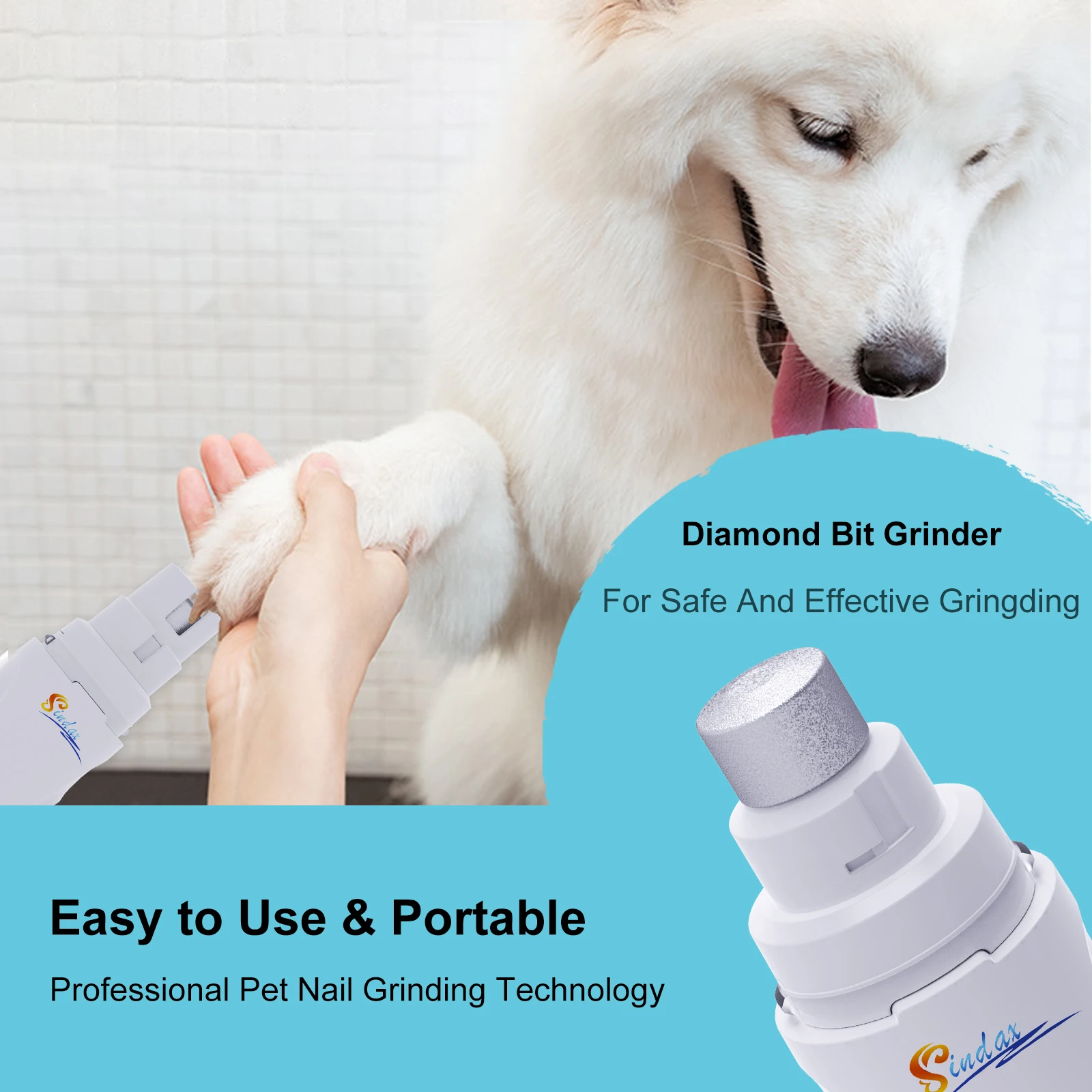 QuietGlide USB Pet Nail Grinder - Image 3